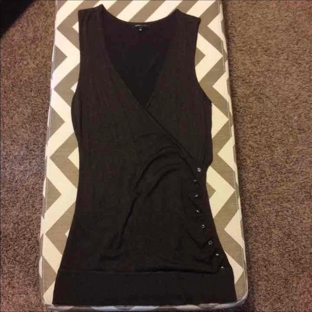 BCBG Brown, Sweater material, Sleeveless Top